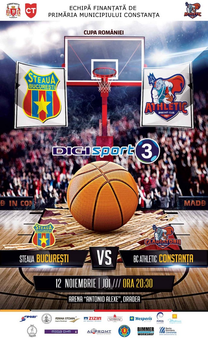 afis Steaua Bucuresti vs BC Athletic Constanta 12.11.2020 1