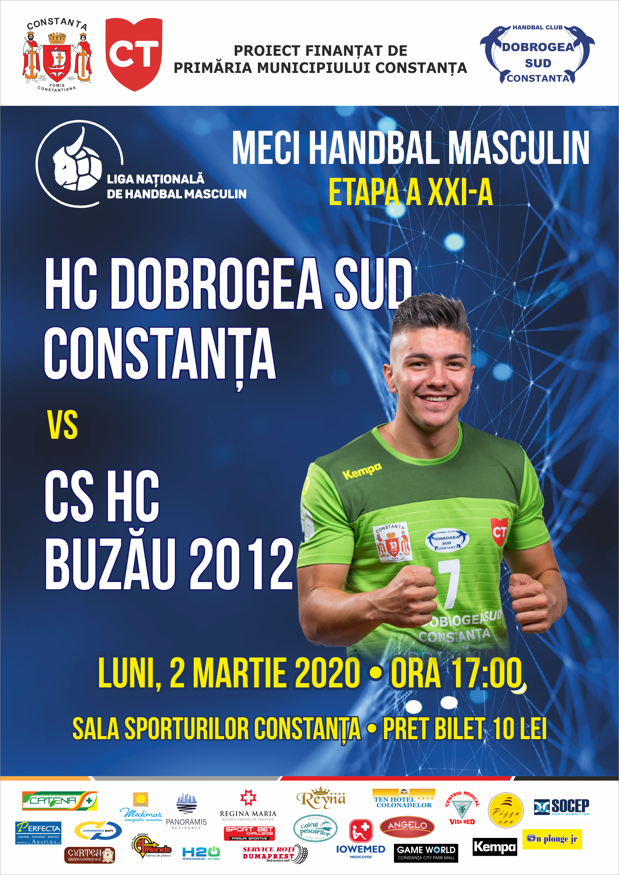 HC Dobrogea Sud Constanta vs CS HC Buzau 2012 02.03.2020