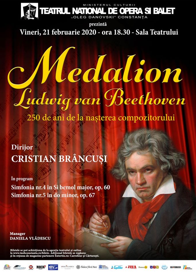 Medalion Ludwig van Beethoven